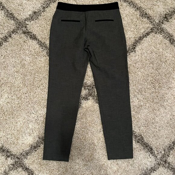 EXPRESS GRAY Black Trim Editor DRESS PANTS SZ 0 - Picture 5 of 10